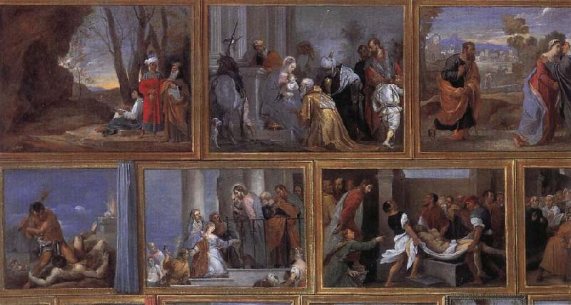 David Teniers Details of Archduke Leopold Wihelm's Galleries at Brussels